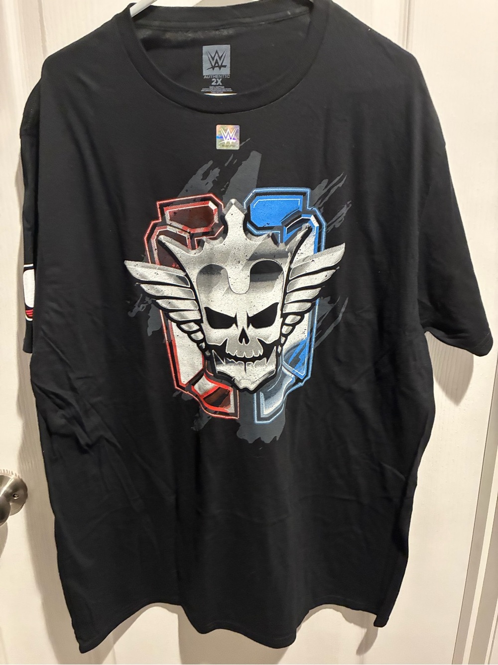 WWE Black Short-Sleeve Tee Cody Rhodes